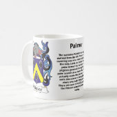 Palmer Family Coat of Arms Mok (Voorkant links)