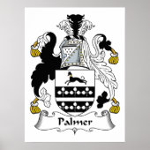 Palmer Family Crest Poster (Voorkant)