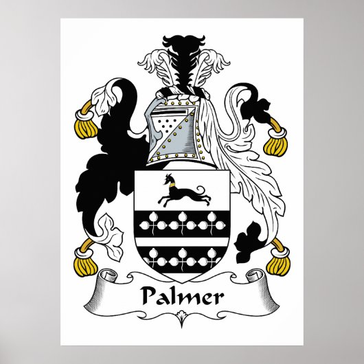 Palmer Family Crest Poster (Voorkant)