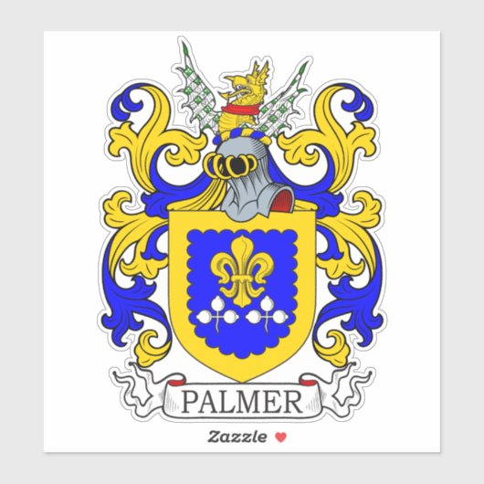 Palmer Family Crest Sticker (Vel)