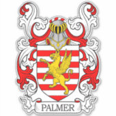 Palmer Family Crest Sticker (Voorkant)