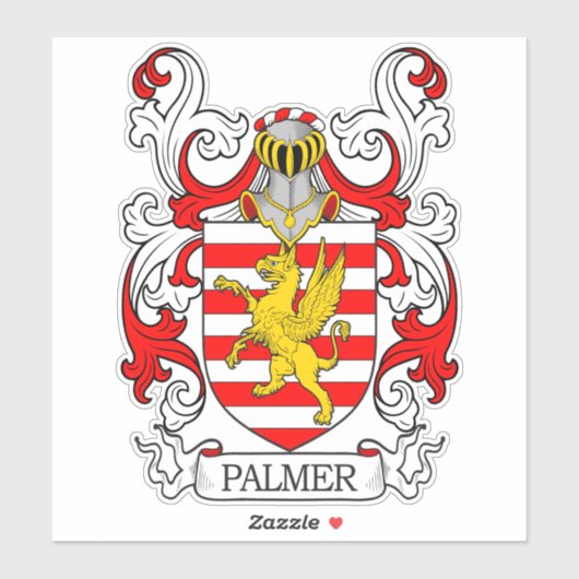 Palmer Family Crest Sticker (Vel)