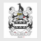 Palmer Family Crest Sticker (Vel)