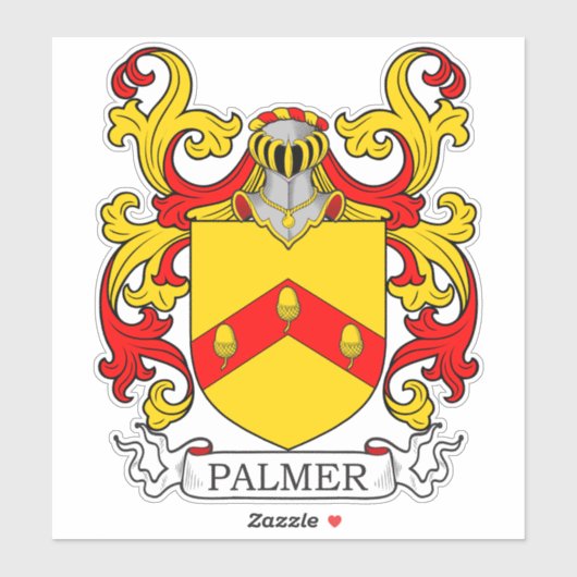 Palmer Family Crest Sticker (Vel)