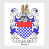 Palmer Family Crest Sticker (Vel)