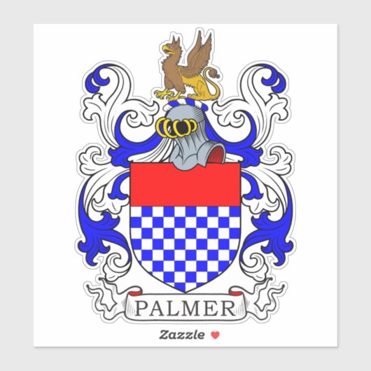 Palmer Family Crest Sticker (Vel)