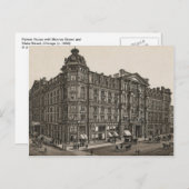 Palmer House, Chicago, c. 1880) Briefkaart (Voorkant / Achterkant)