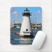 Palmer Island Lighthouse, Massachusetts Mousepad Muismat (Met muis)