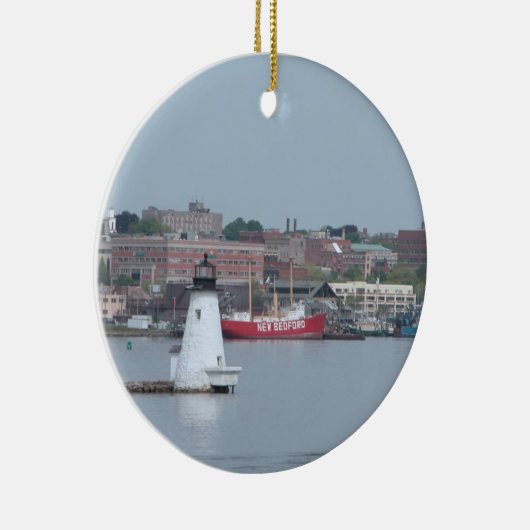 Palmer Island, New Bedford Harbour Keramisch Ornament (Rechts)