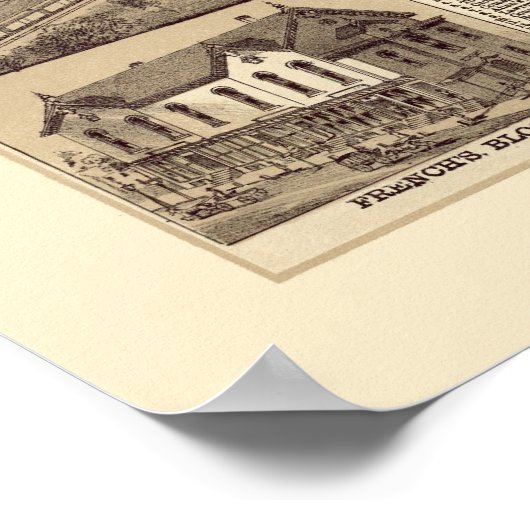 Palmer, MA Panoramic Map - 1879 Poster (Hoek)