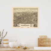 Palmer, MA Panoramic Map - 1879 Poster (Keuken)