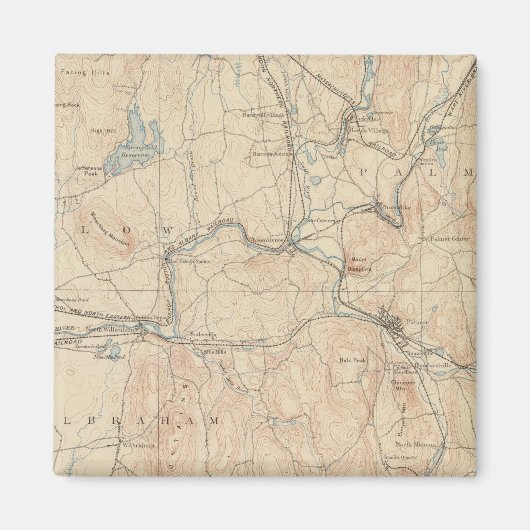 Palmer, Massachusetts Magneet (Voorkant)