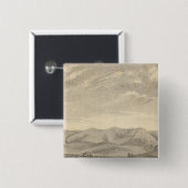 Palmer res, wijngaard vierkante button 5,1 cm (Voorkant /achterkant)
