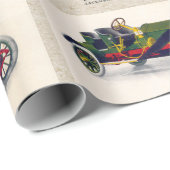 Palmer-Singer Motor Cars, 1909 Pattern Cadeaupapier (Rol Hoek)