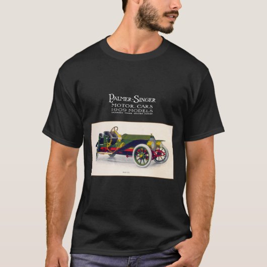 Palmer-Singer Motor Cars, 1909 T-shirt (Voorkant)