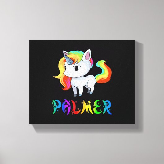 Palmer Unicorn Canvas Afdruk (Voorkant)