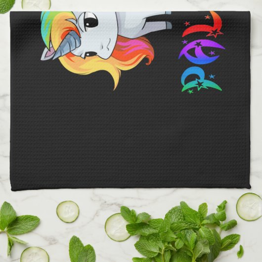 Palmer Unicorn Theedoek (Gevouwen)