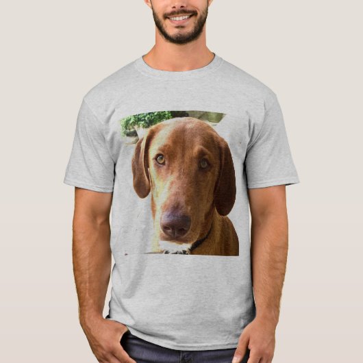 Palmer vierkant licht t-shirt (Voorkant)