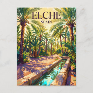 Palmeral van Elche Spanje Briefkaart