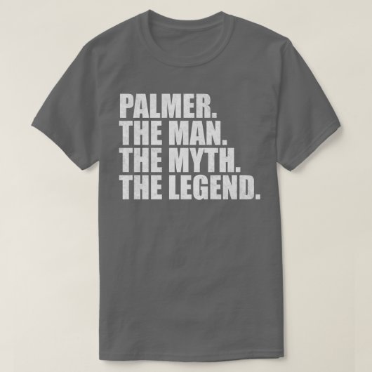 PalmerPalmer Achternaam Palmer S T-shirt (Design voorkant)