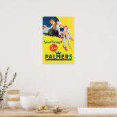 PALMERS Sport-Strumpf Stocking Sokken Retro Duits Poster (Keuken)