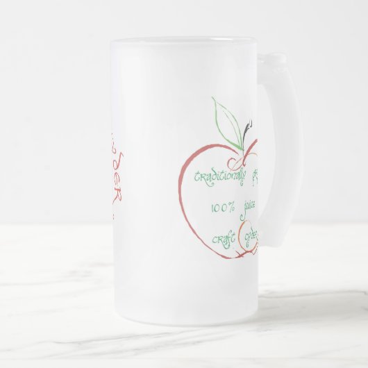 palmers upland cyder, traditioneel geperst op 100. matglas bierpul (Voorkant rechts)