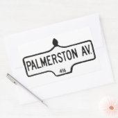 Palmerston Avenue Rechthoekige Sticker (Envelop)