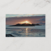 Palmerzonsondergang Visitekaartje (Achterkant)