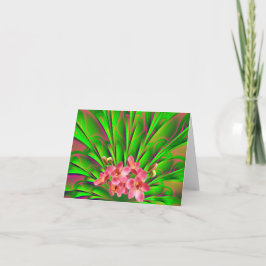 Palmesque Orchid Note-Kaart Kaart