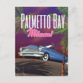 Palmetto Bay Florida, Verenigde Staten, reisposter Briefkaart (Voorkant)