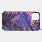 Palmetto Blauwe Abstract Case-Mate iPhone Case (Achterkant (horizontaal))