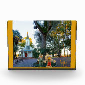 Palmetto Bluff Chapel Bluffton SC Herfst Scarecrow Fotoblokken (Voorkant)