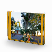 Palmetto Bluff Chapel Bluffton SC Herfst Scarecrow Fotoblokken (Rechts)