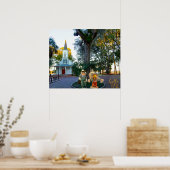 Palmetto Bluff Chapel Bluffton SC Herfst Scarecrow Poster (Keuken)