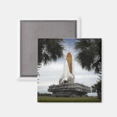Palmetto-bomen lijst space shuttle Endeavor Magneet (Voorkant / Achterkant)