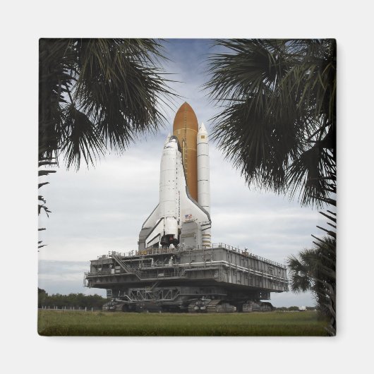 Palmetto-bomen lijst space shuttle Endeavor Magneet (Voorkant)