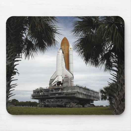 Palmetto-bomen lijst space shuttle Endeavor Muismat (Voorkant)