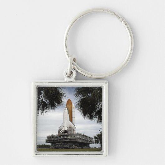 Palmetto-bomen lijst space shuttle Endeavor Sleutelhanger (Voorkant)