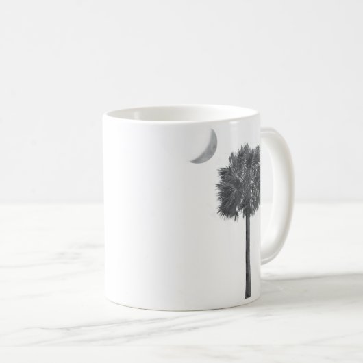 Palmetto-boom en Mok van maan (Voorkant rechts)