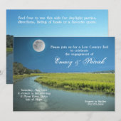 Palmetto Moon - Lage uitnodiging (Voorkant / Achterkant)