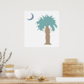 Palmetto Moon Poster (Keuken)