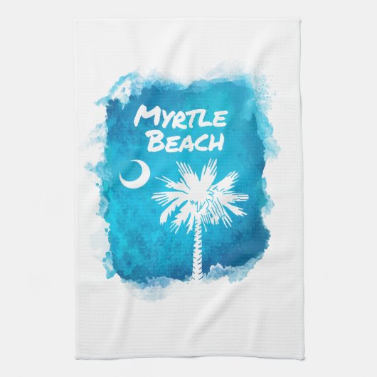 Palmetto Paint Splatter Theedoek (Verticaal)