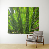 Palmetto Shadows on Palmetto Tapestry Wandkleed (In Situ (horizontaal))