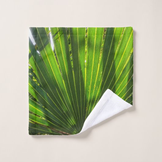 Palmetto Shadows on Palmetto Towel Set Bad Handdoek (Wasdoekje)