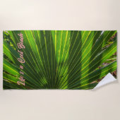 Palmetto Shadows op Palmetto Beach Towel Strandlaken (Voorkant)