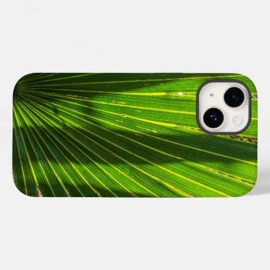 Palmetto Shadows op Palmetto iPhone Case (Achterkant (horizontaal))