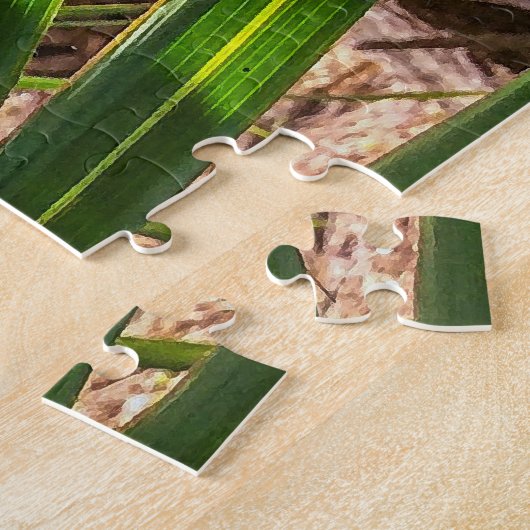 Palmetto Shadows op Palmetto Puzzle Legpuzzel (Zijkant)