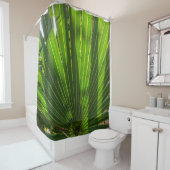 Palmetto Shadows op Palmetto Shower Curtain Douchegordijn (In situ)