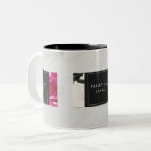 Palmetto Stars Tweekleurige Koffiemok (Voorkant links)