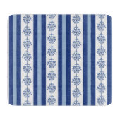 Palmetto Stripe-blokdruk Snijplank (Voorkant)